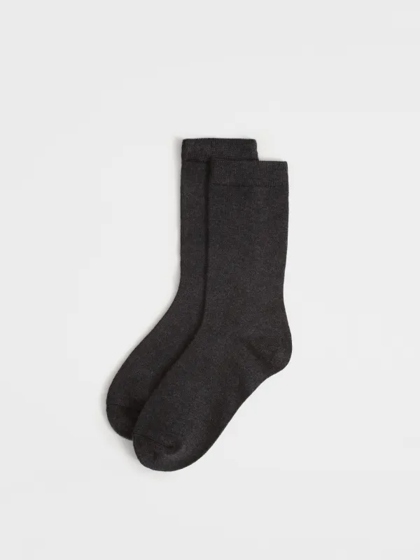 Носки с добавлением шерсти, графитовые, Density warm, image-1