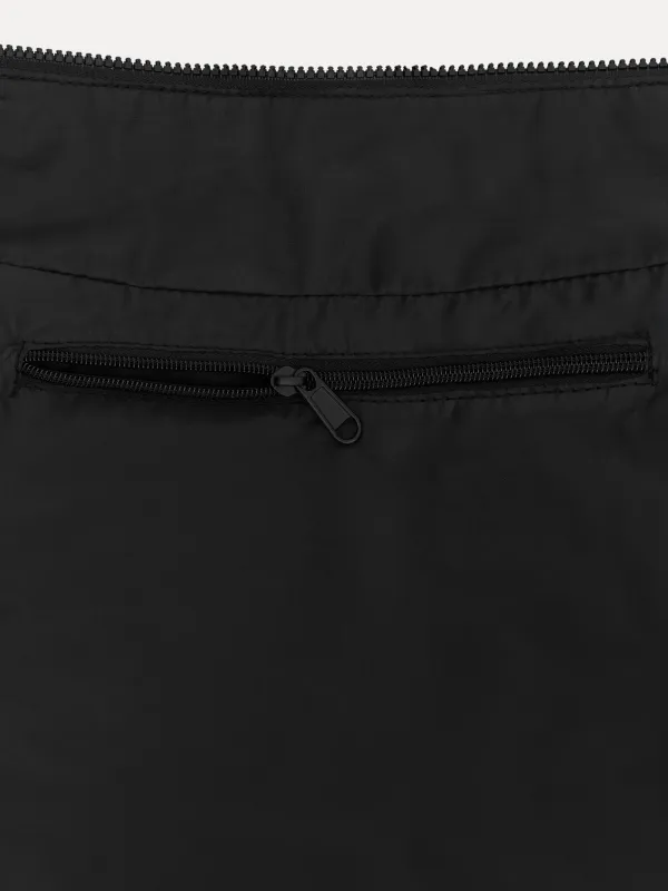 Сөмке, 24х40 см, реттелетін бауы бар, полиэстер, қара, Basic, image-4