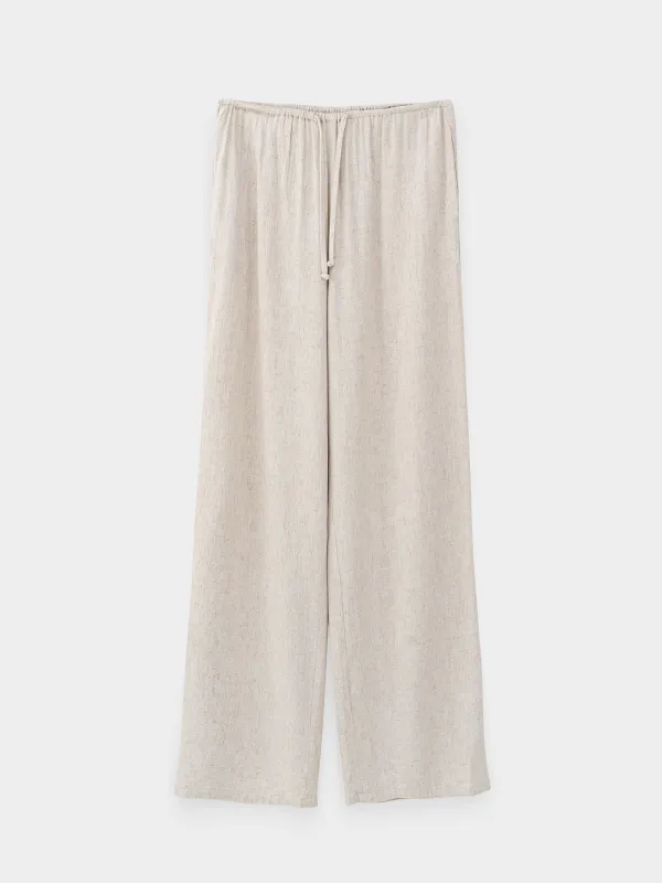 Әйелдер шалбары, өлшемі M, вискоза/зығыр, құм, Melami, image-6