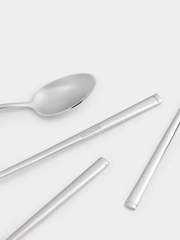 Шай қасық, 6 дана, ұзын тұтқа, Болат, Madrid, image-3