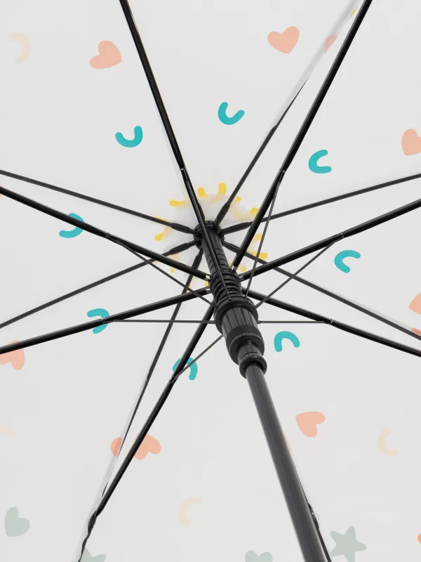 Зонт-трость, 70 см, детский, полиоксиэтилен, желтый, Фигурки, Aspen, image-3