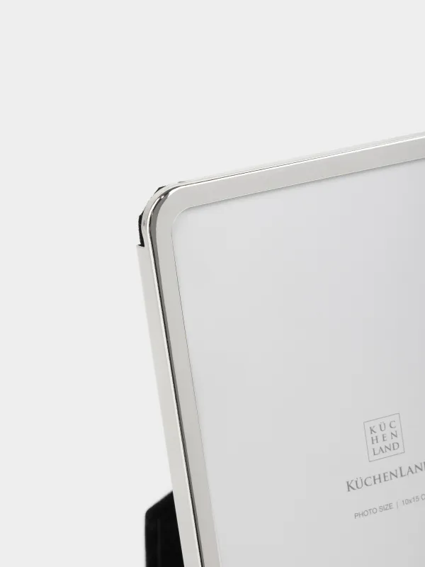 Фото жиектеме, 11х16 см, металл/шыны, күміс, Fantastic, image-1