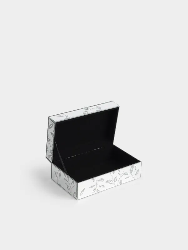 Зергерлік қобдиша, 21х9 см, шыны, айнасы бар, Бұтақтар, Glossy, image-3