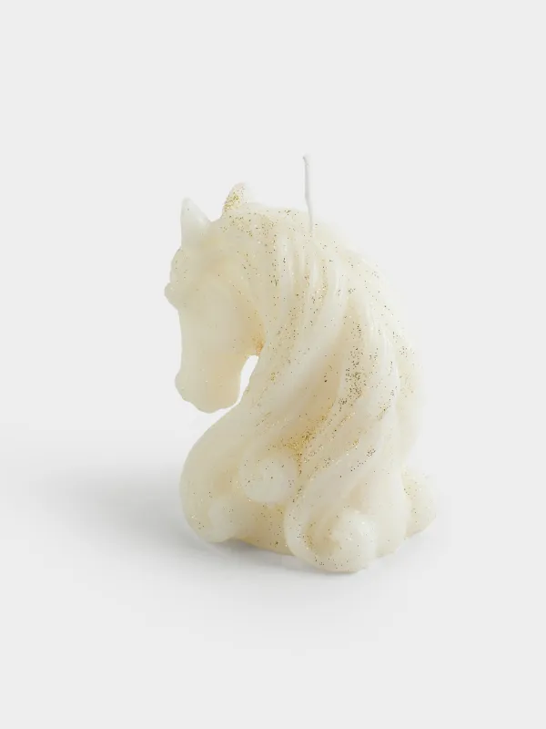 Шам, 7x10 см, жылтырақтары бар, шампан, Жылқы, Horse gold, image-2