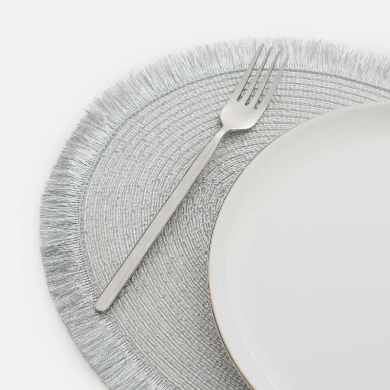 Аспаптарға арналған майлық, 30х45 см, жиегі бар, полиэстер, сопақ, күміс, Rotary shine, image-3