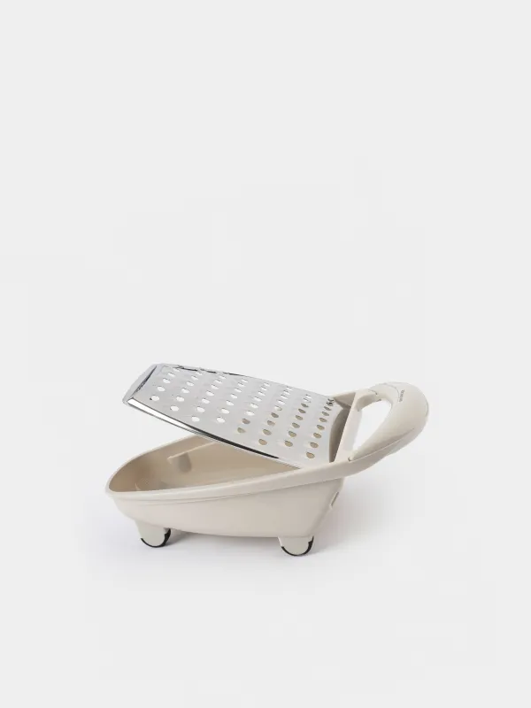 Үккіш, 26 см, контейнермен, болат/пластик, ашық сұр, Assist, image-5