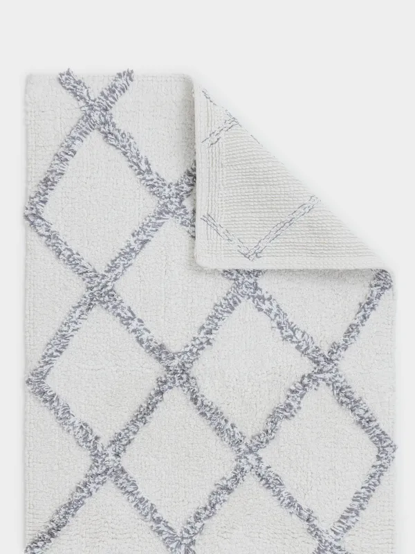 Кілемше, 50х80 см, мақта, сарғылт, Ромбтар, Rhombic, image-5