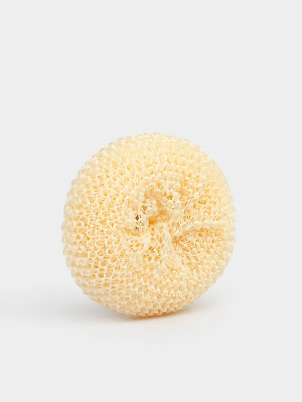 Губка для уборки, 8 см, 3 шт, растительное волокно, бежевая/коричневая, Clean, image-3