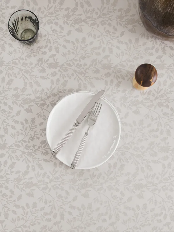 Дастархан, 160х160 см, жаккард, полиэстер, сүт түстес, Бұтақтар, Slender branches, image-4