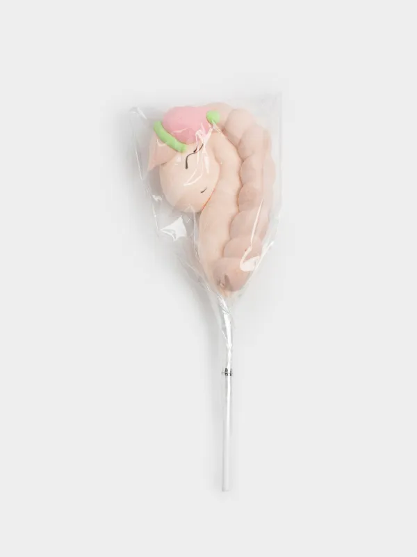 Маршмеллоу, 17 гр, таяқшада, ақ, ваниль, Қалпақ киген бір мүйізді, Sweet life, image-4