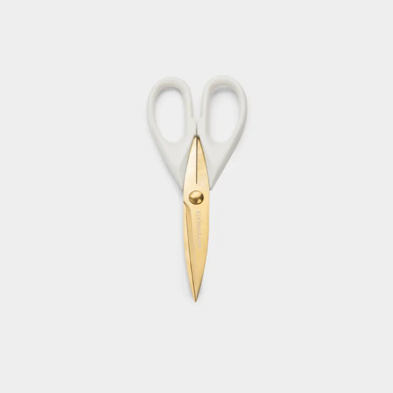 Асүйлік қайшы, 22 см, болат/пластик, сүтті-алтындатылған, Milk kitchen