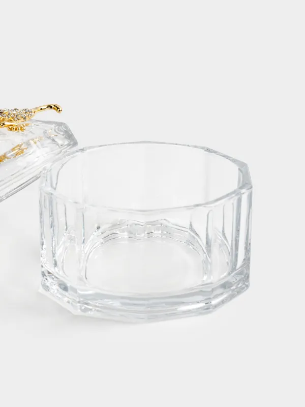 Сақтау ыдысы, 12х14 см, 330 мл, шыны Р/металл, Алтын кесіртке, Alid, image-3