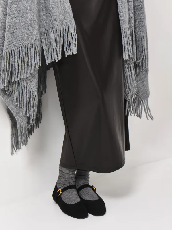 Носки женские, в рубчик, темно-серые, Rubchik, image-4