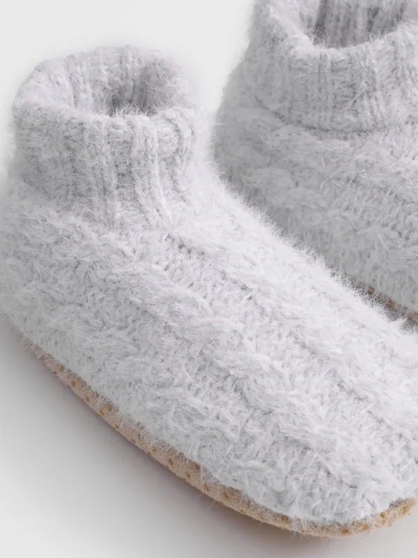Тапочки-носки женские, шенилл/шерпа, Hotty fuzz, image-3