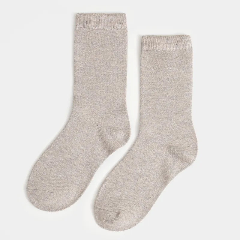 Әйелдер шұлықтары, өлшемі 36-38, жүн қосылған, вискоза/акрил, сарғылт-қоңыр, Density warm