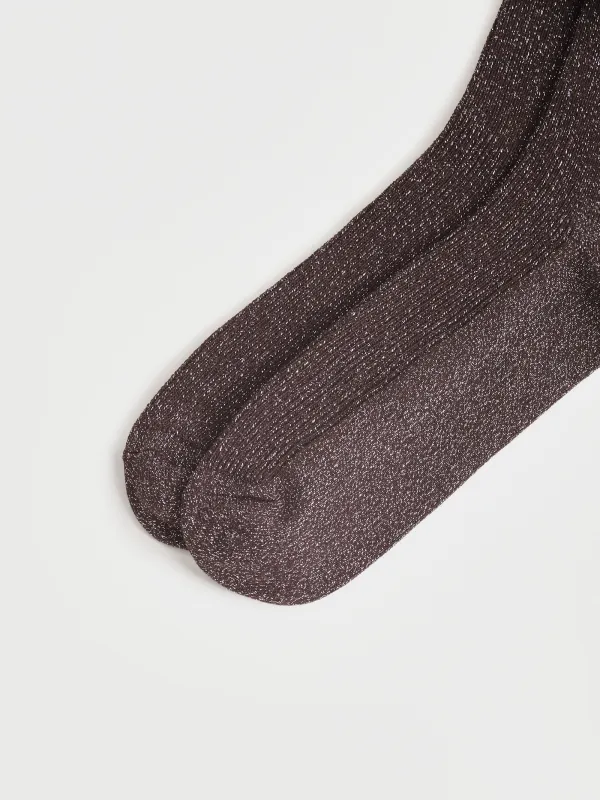 Әйелдер шұлықтары, өлшемі 35-38, мақта/полиэстер/люрекс, қоңыр, Rubchik, image-2