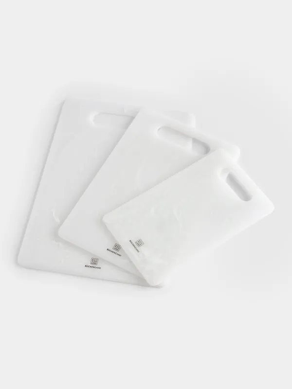 Кесу тақталарының жиынтығы, 25/30/35 см, 3 дана, пластик, тікбұрышты, ақ, Maniera, image-7