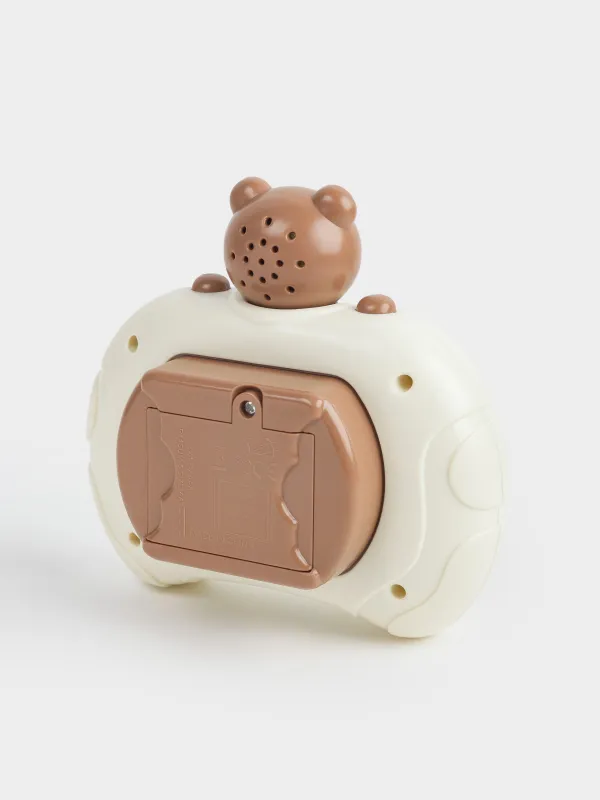 Дамытушы ойыншық, антистресс, 13х12 см, электронды, пластик, Аю, Pop-it, image-2