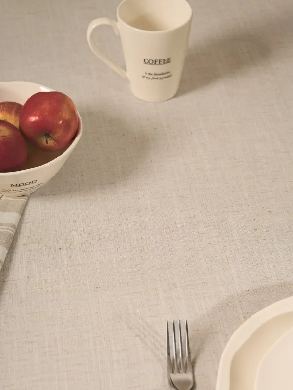 Дастархан, 170х250 см, полиэстер/зығыр, сарғылт-қоңыр, Винтаж, Melange outline, image-10