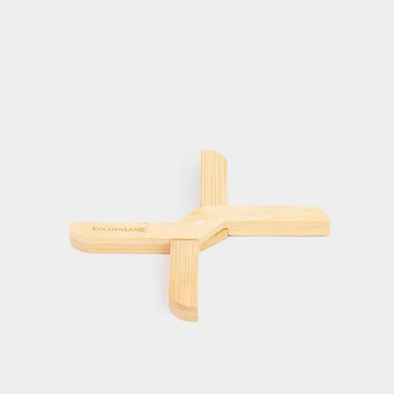 Подставка под горячее, 20 см, складная, Bamboo