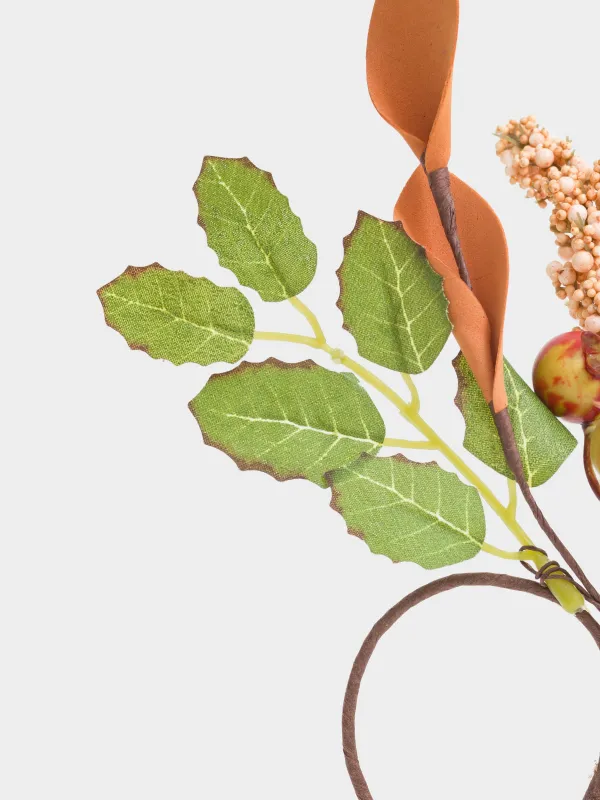 Майлық сақинасы, 5 см, көбік/пластик, Жидектері бар итмұрын, Forest symphony, image-1