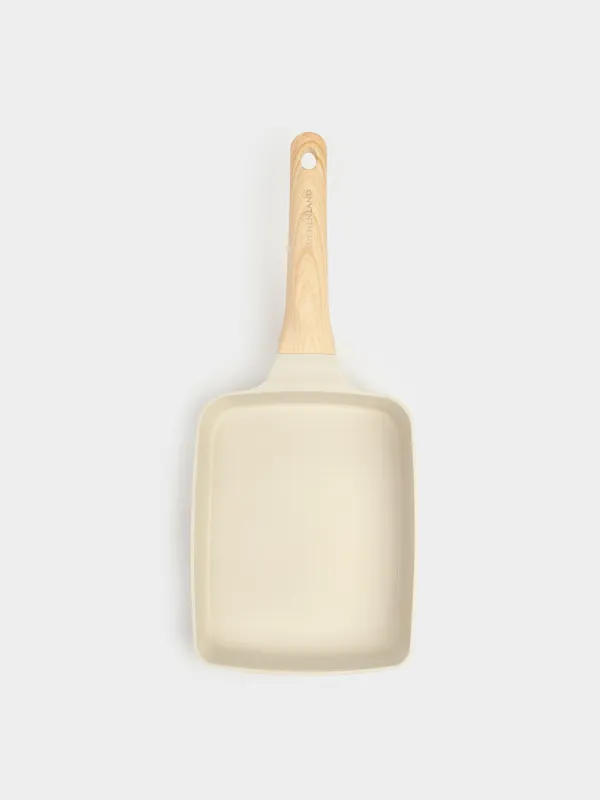 Сковорода для омлета, 18х15 см, с покрытием, алюминий, молочная, Sentimentality, image-5