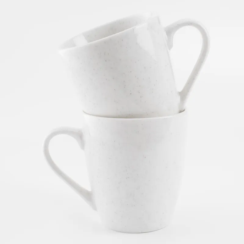 Саптыаяқ, 350 мл, 2 дана, фарфор P, сүт түстес, дақты, Latio, image-2