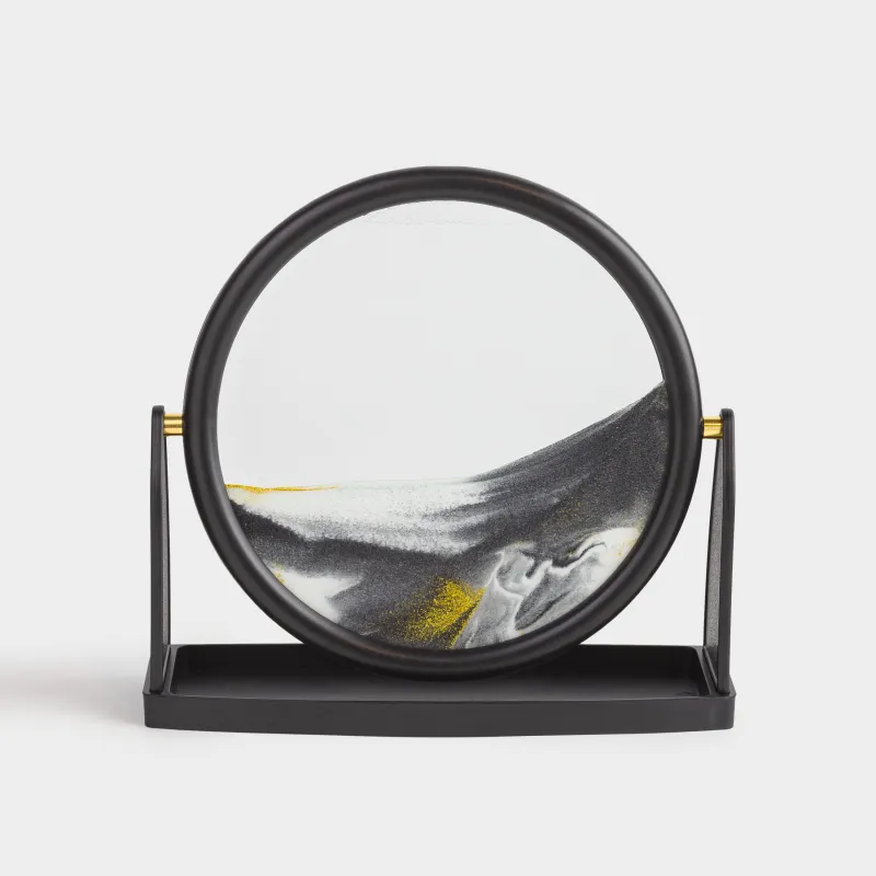 Құмды сурет, 25х24 см, тұғырда, шыны/пластик, Sand time, image-1