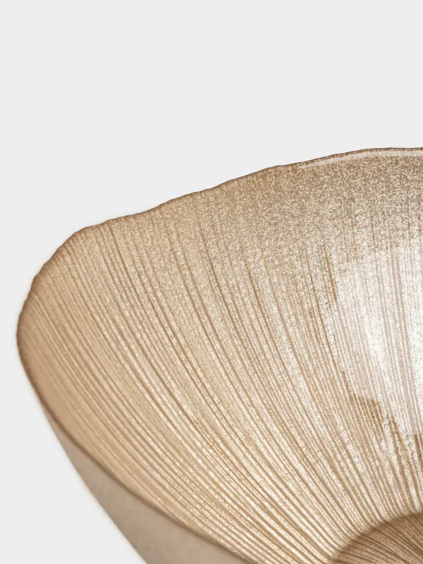 Салат ыдысы, 24х9 см, 1,7 л, шыны, шампан, Angle, image-4