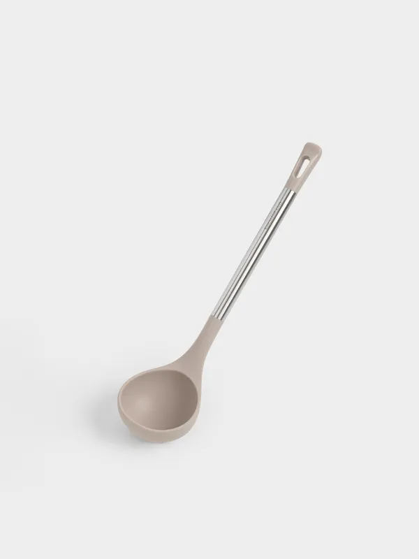 Половник, 32 см, силикон/сталь, серый, Ginelli kitchen, image-1