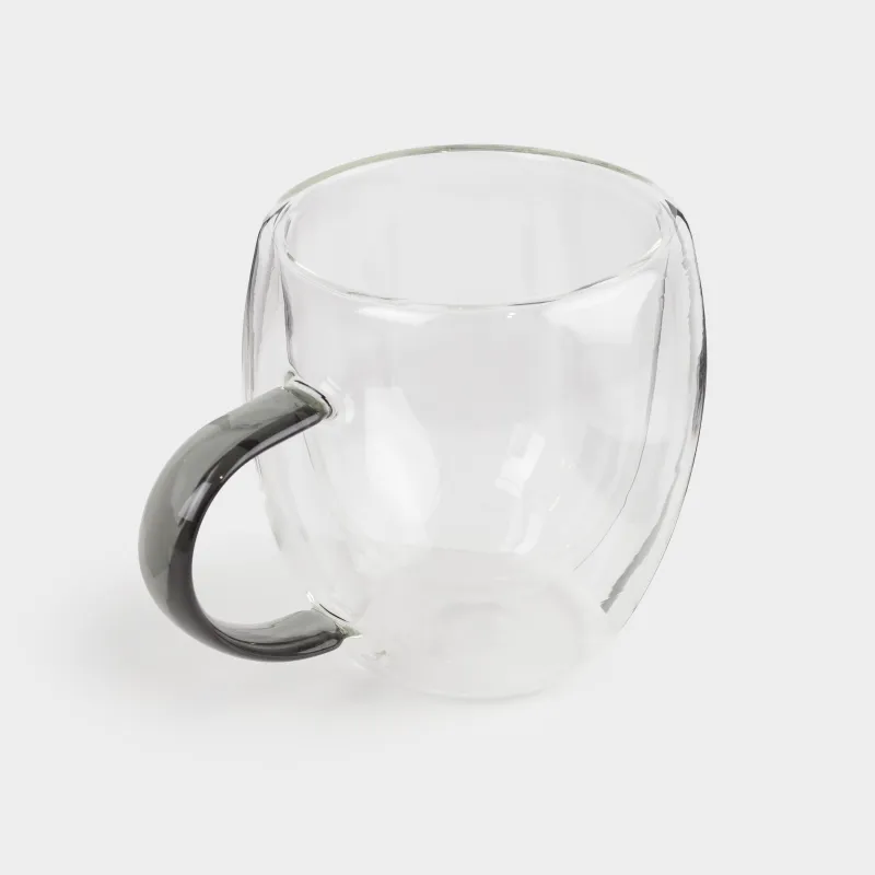 Саптыаяқ, 260 мл, шыны Б, қара тұтқа, Air, image-1