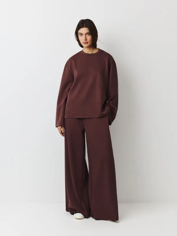 Әйелдерге арналған кеңжейде, өлшемі L, модал/полиэстер/эластан К, қоңыр, Reinalda, image-1