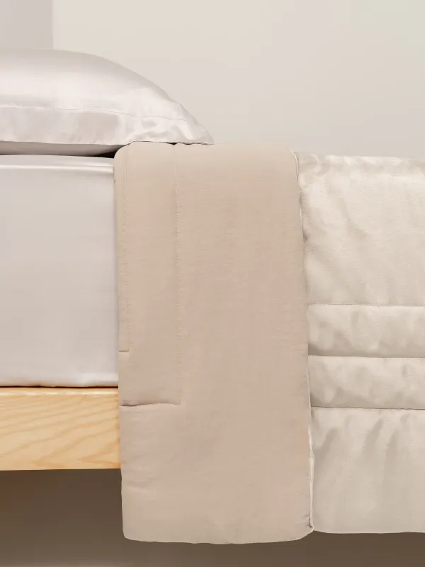 пқыш, 220х240 см, төсеніш, барқыт/микрофибра, сарғылт, жақтау, Stitch velvet, image-2