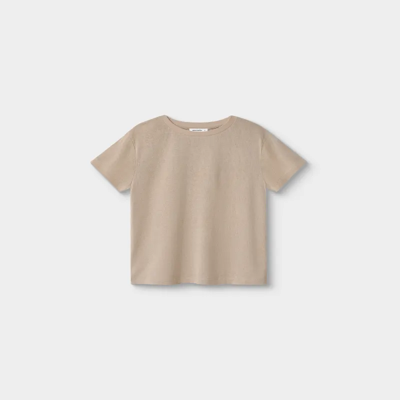 Әйелдер футболкасы, өлшемі XS, мақта/полиэстер К, сарғылт-қоңыр, Hannah, image-10