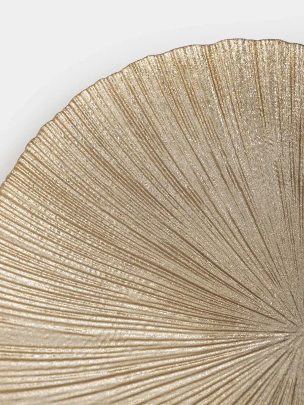 Түскі ас тәрелкесі, 28 см, шыны, шампан, Angle, image-2