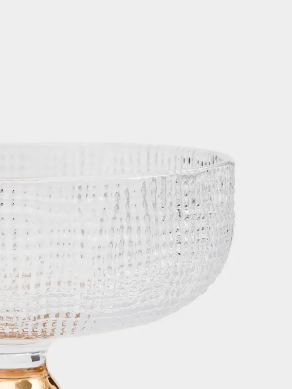 Креманка, 10 см, 280 мл, стекло Р, Grain gold, image-2