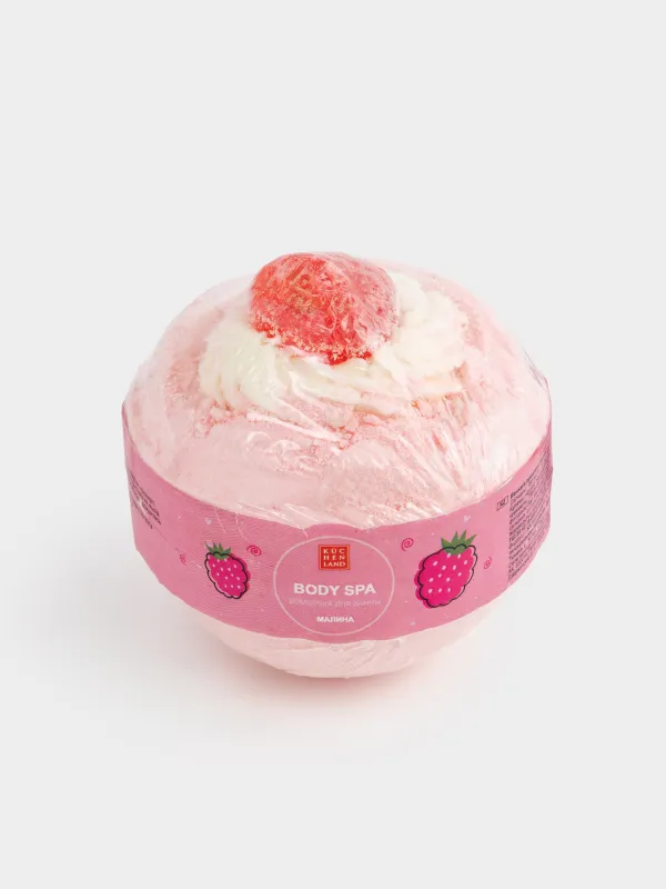 Ваннаға арналған бомба, 150 гр, сабын мүсіні бар, қызғылт, Таңқурай, Body spa, image-3