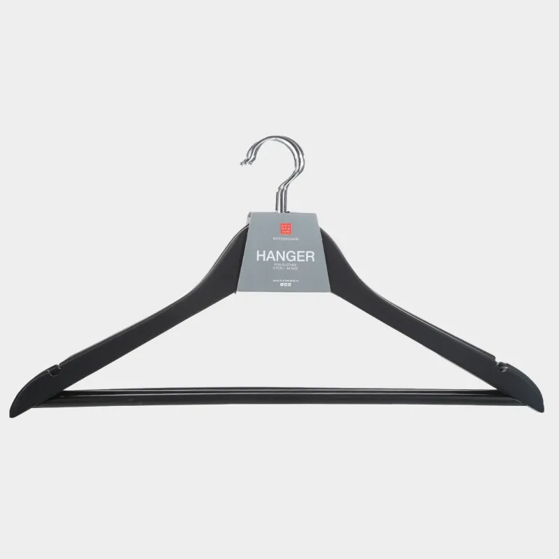 Ілгіш-иықтар, 44 см, 3 дана, ағаш, қара, Wooden house, image-2