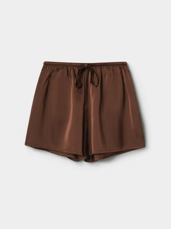 Әйелдер шорттары, үйге арналған, өлшемі S, полиэстер, қоңыр, Derin, image-5