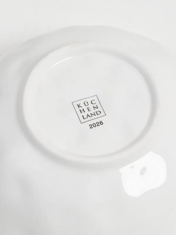 Салат ыдысы, 21х8 см, 1 л, керамика, Шыршасы бар жылқы, Сhristmas green, image-3