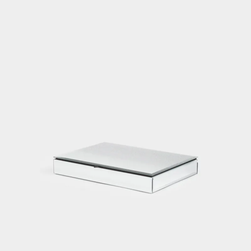 рге арналған қобдиша, 25х18 см, шыны, күміс түстес, Actress