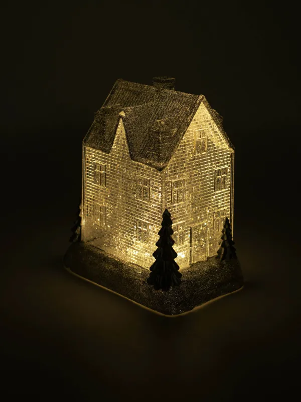 Снежный фонарь, 24 см, Silver style, image-5