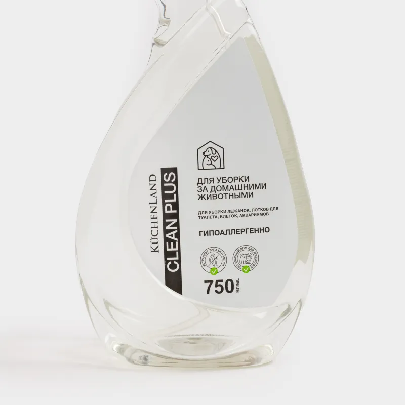 Средство для уборки за домашними животными, 750 мл, Clean plus, image-2