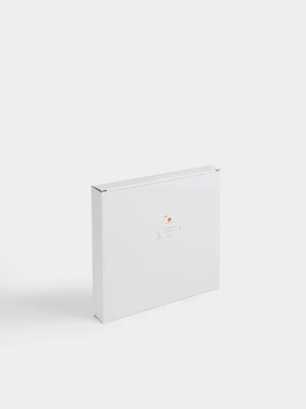 Ыдыс, 25 см, керамика, ақ, Ботакөз, Crumple flower, image-5