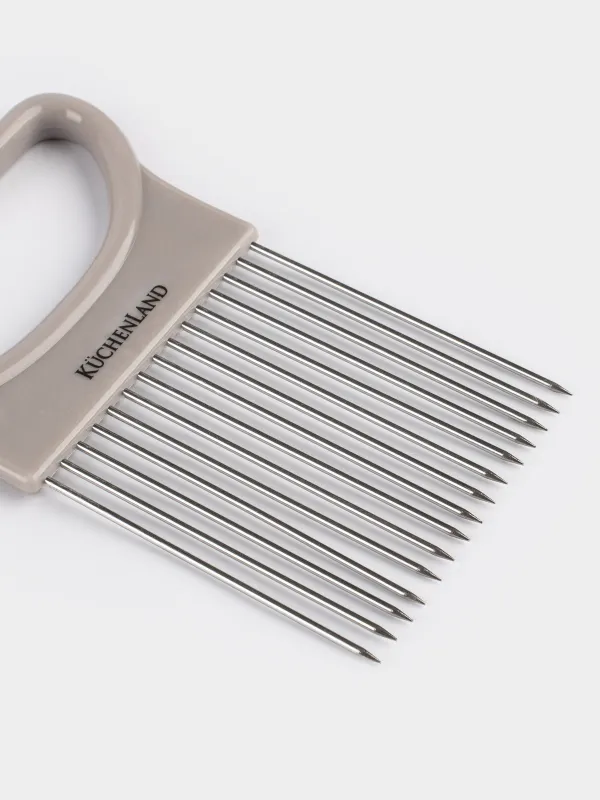 Пияз кескіш ұстағыш, 11х9 см, пластик/Болат, бежевый, Soft Kitchen, image-2