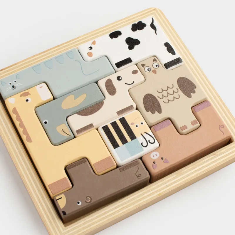 Ойыншық-сұрыптаушы, 13х14 см, дамытушы, МДФ, түрлі-түсті, басқатырғыштар, Kiddy, image-3