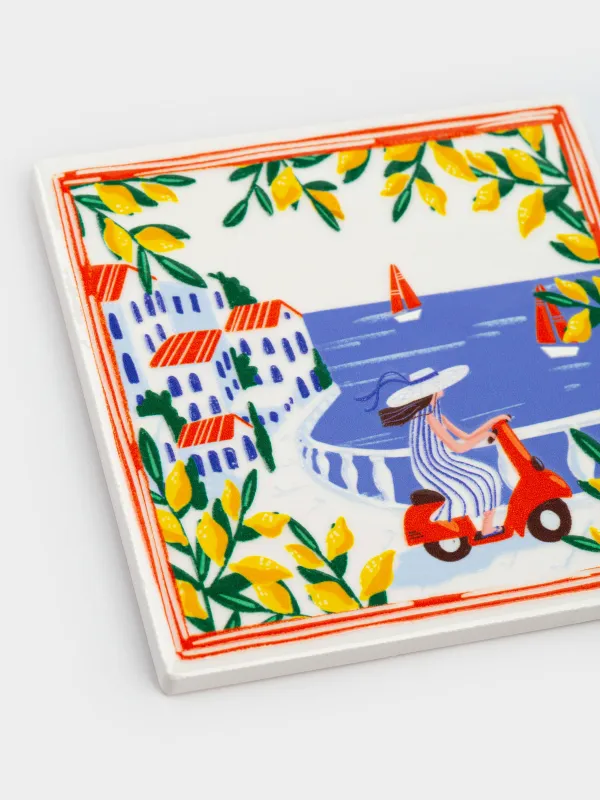 Подставка под кружку, Сицилийский пейзаж, Sicily, image-2