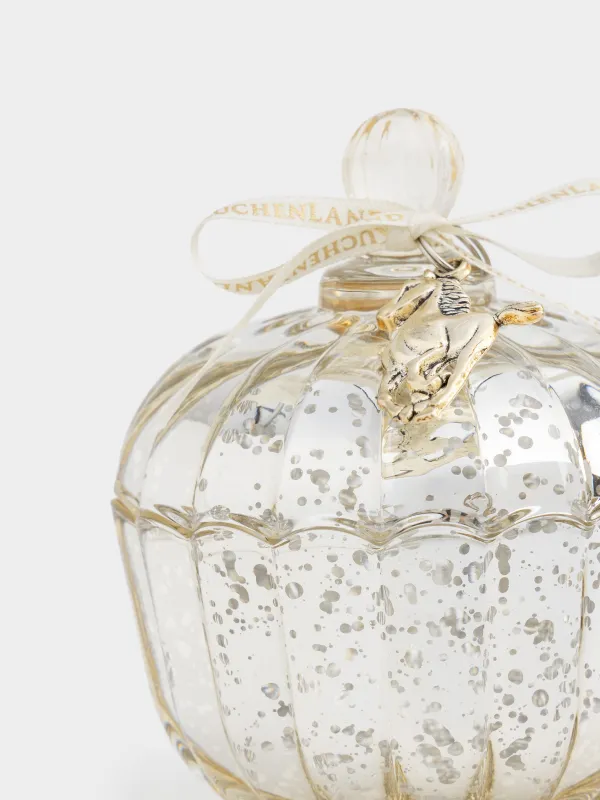 Емкость для хранения, 8х10 см, 60 мл, с подвеской, стекло, шампань, Золотистая лошадь, Patina, image-3