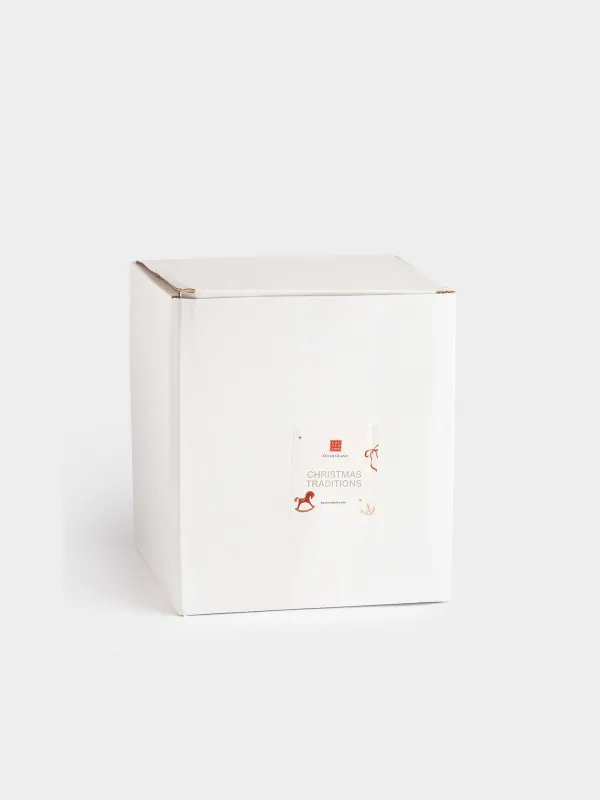 Сақтау ыдысы, 16х20 см, 730 мл, керамика, жасыл, Бантиктері бар шырша, Christmas traditions, image-5