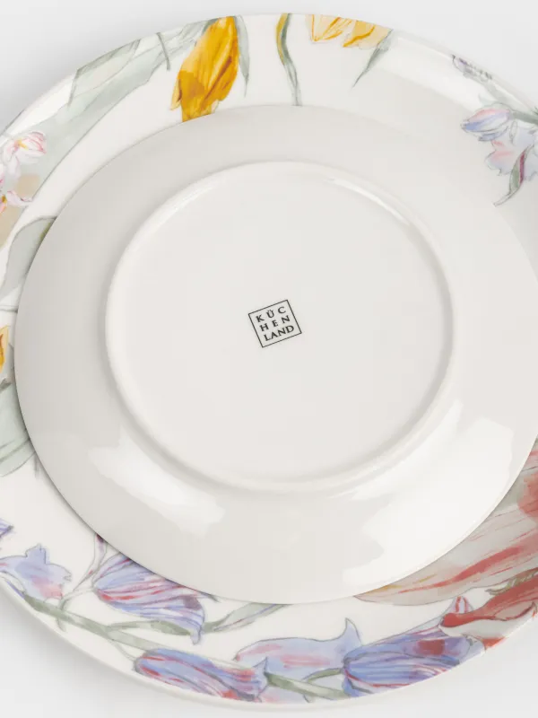 Сервиз обеденный, белый, Pastel flora, image-6